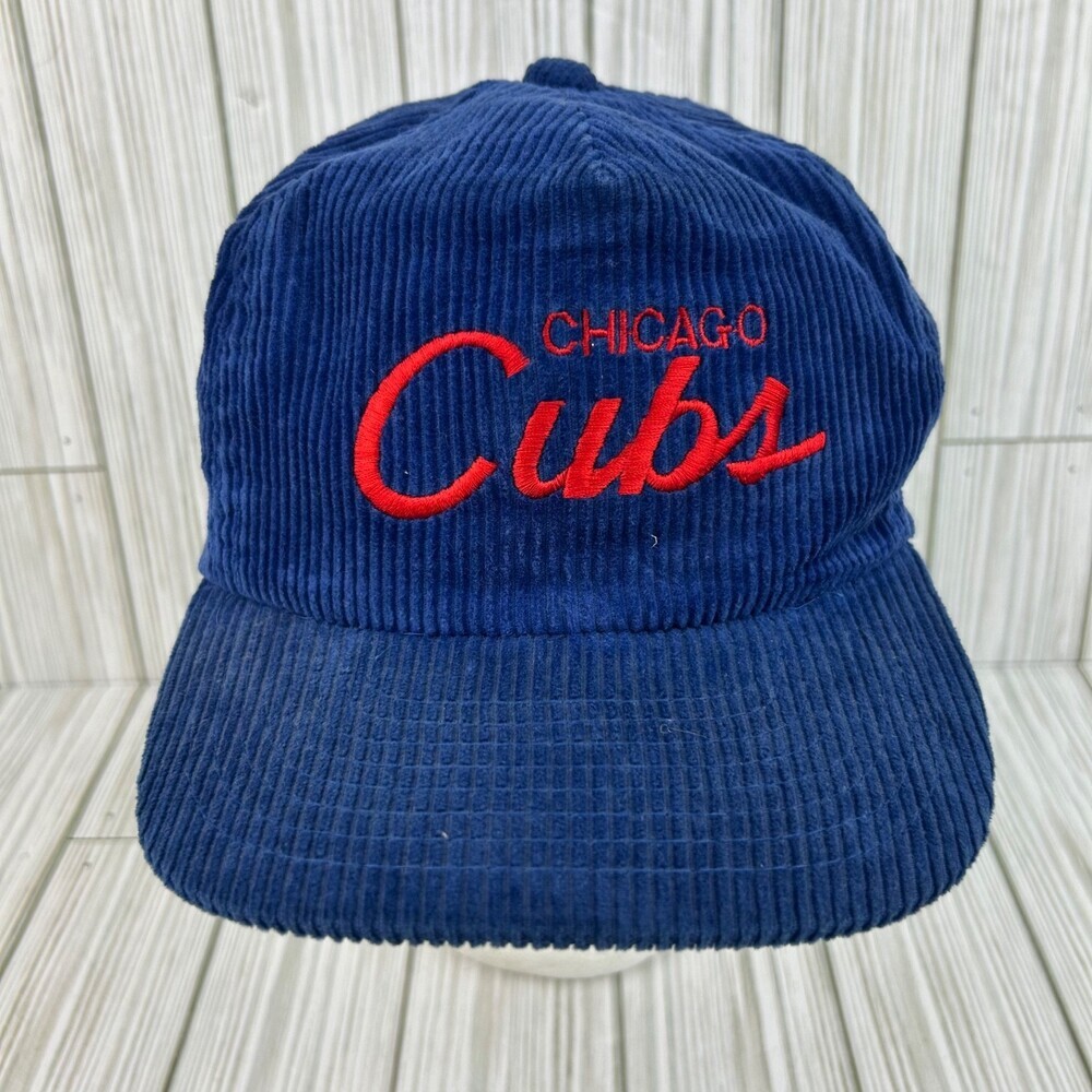 Vintage Chicago Cubs Sports Specialties Hat The Cord Corduroy Zip Back  MLB
